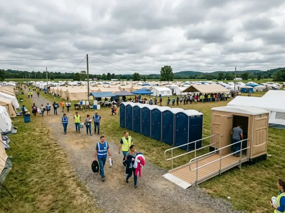 disaster-relief-camp-restrooms-010 — frequently asked questions, Dumpster & Portable Bathrooms Rental in North Carolina